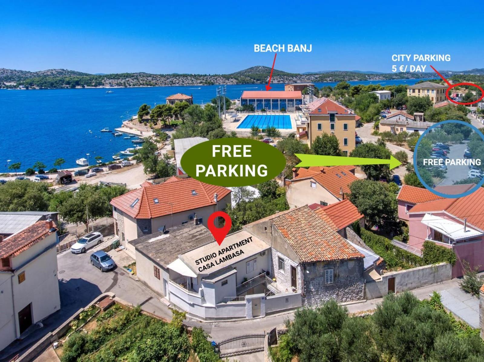 Studio Apartman Casa Lambasa Sibenik Exterior photo
